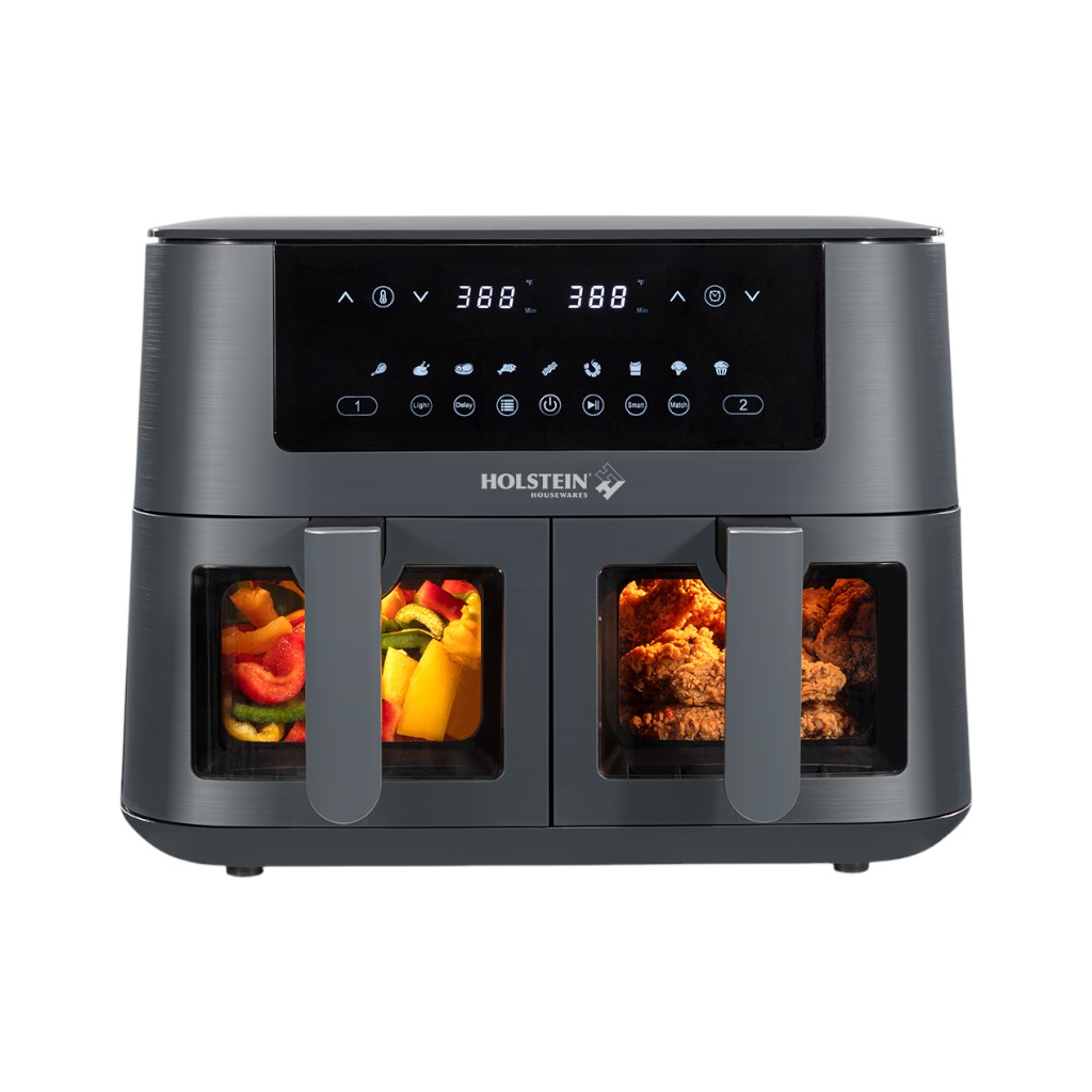 Freidora De Aire Digital 8.4Qt Con 2 Canastas Holstein