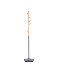 Perchero Bama Con Base Negro 37X37X171Cm