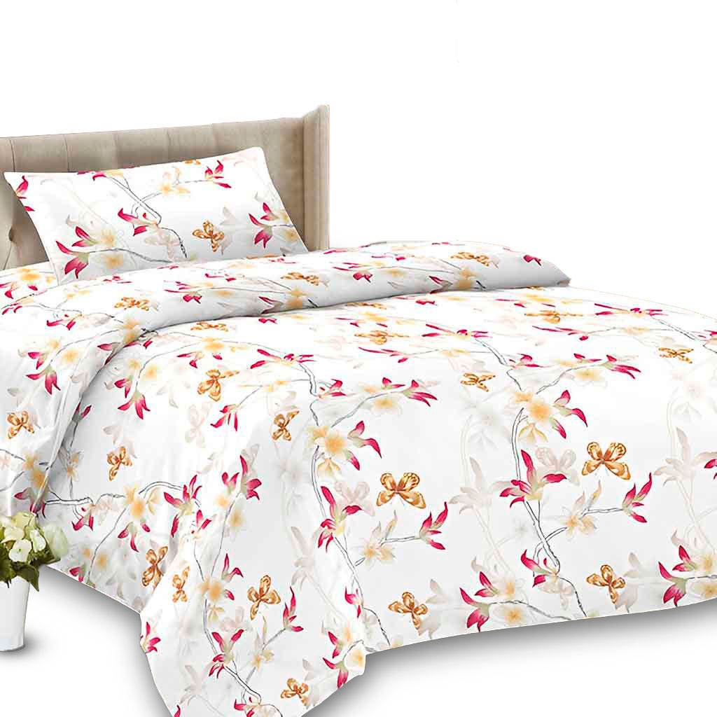 Juego De Sabanas Estampado De Mariposas Tamaño Queen
