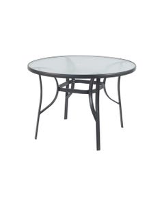 Mesa Redonda De Vidrio Templado Santiago 100X70Cm
