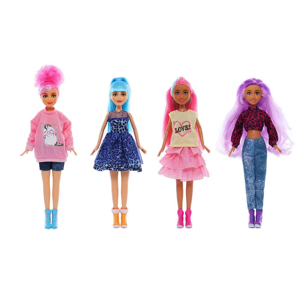 Muñeca Fashionista Retro 28Cm Surtidas