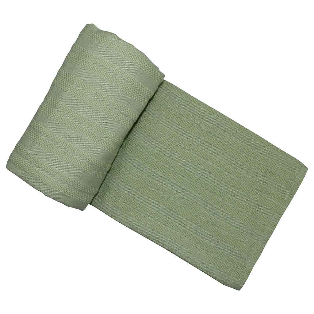 Cubrecama Verde De Algodón 160x220cm