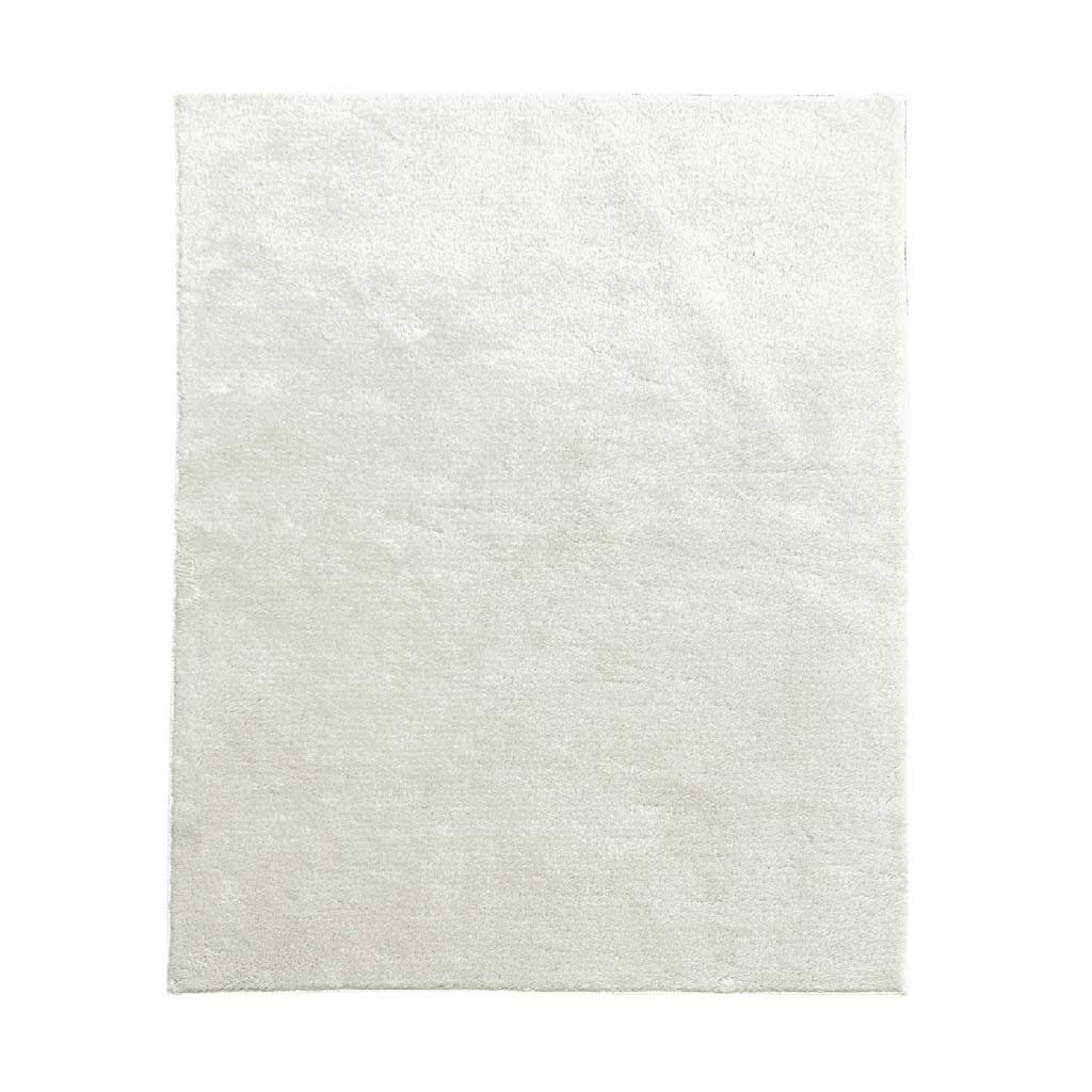 Alfombra Afelpado Blanco Marfil 150X180Cm