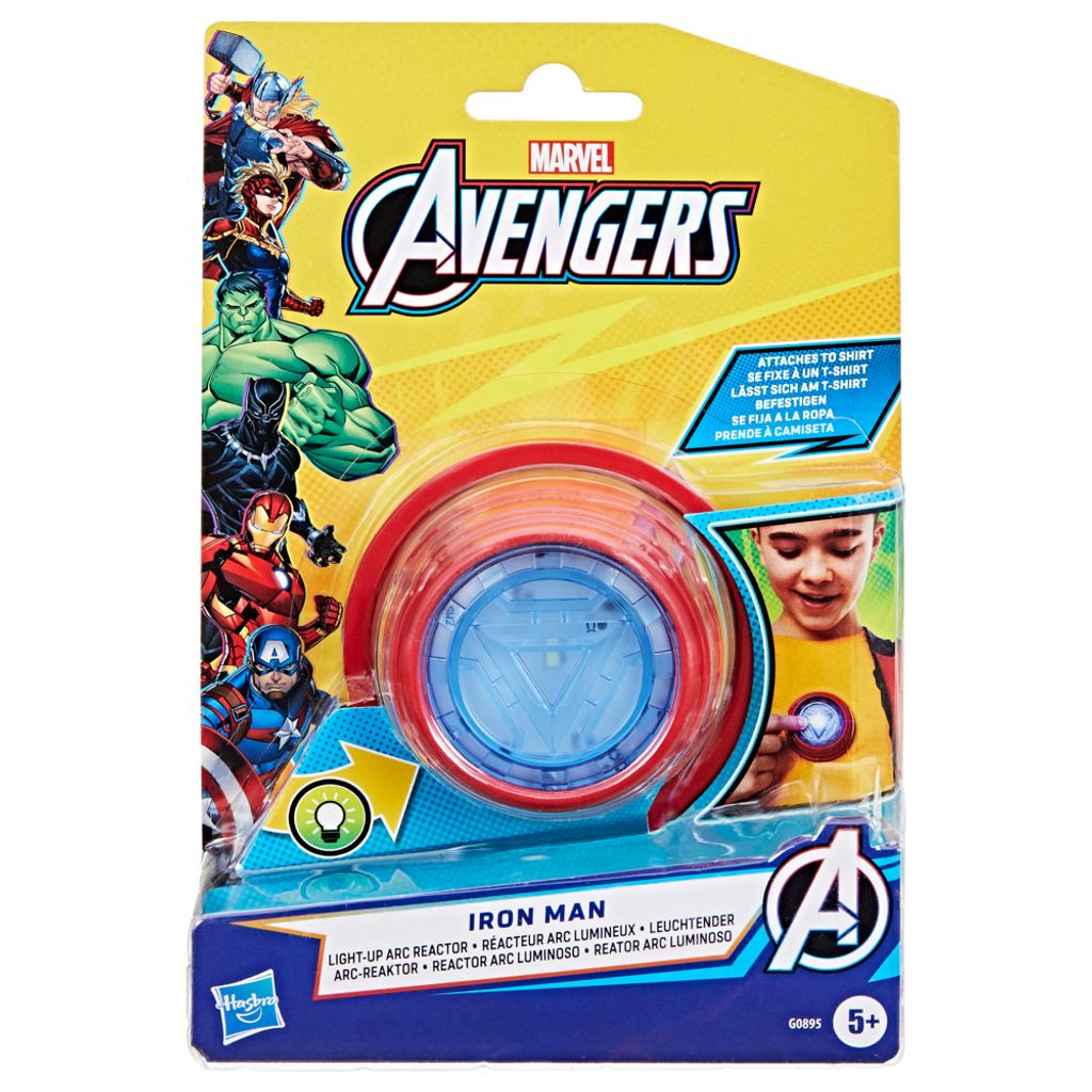 Reactor Marvel Avengers Arc luminoso de Iron Man