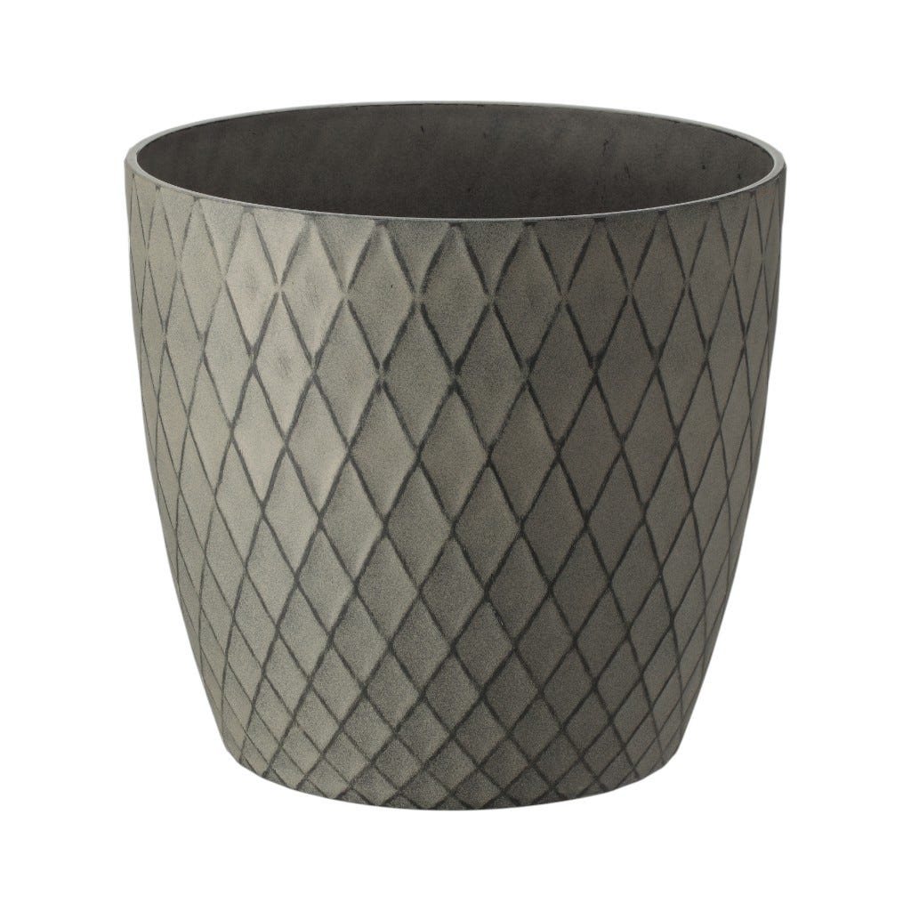 Maceta Gris 27X24Cm