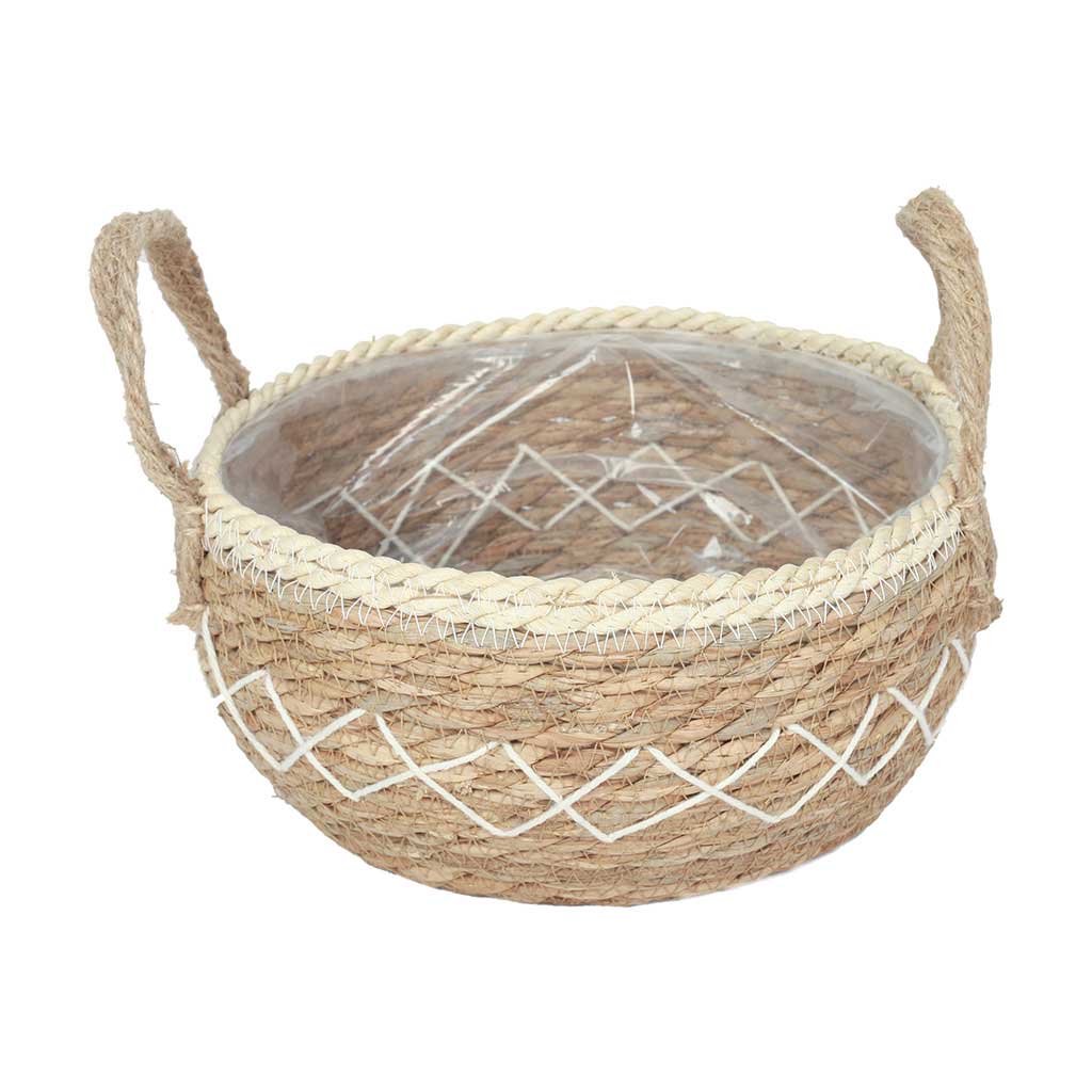 Maceta Rattan 25X12Cm