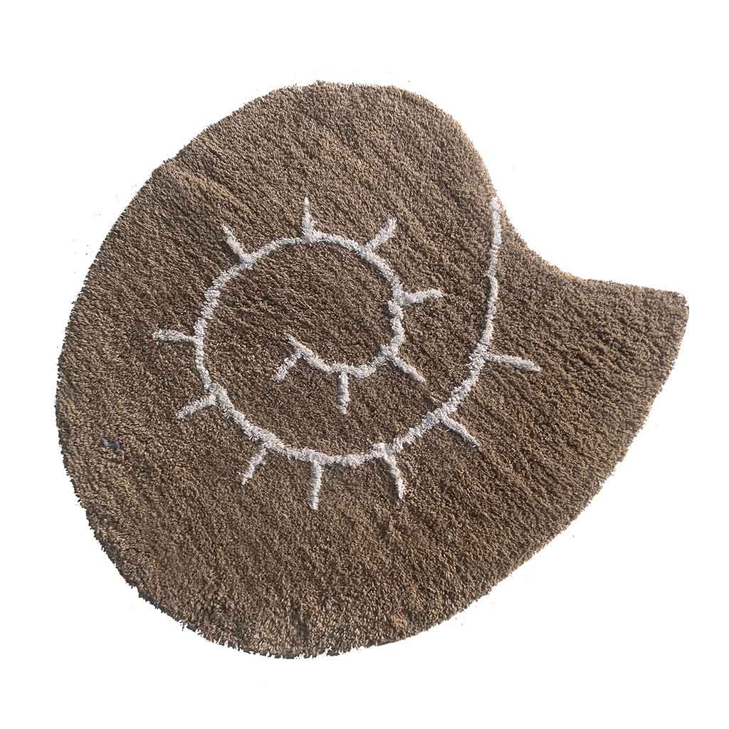 Alfombra De Baño Beige 60X60Cm