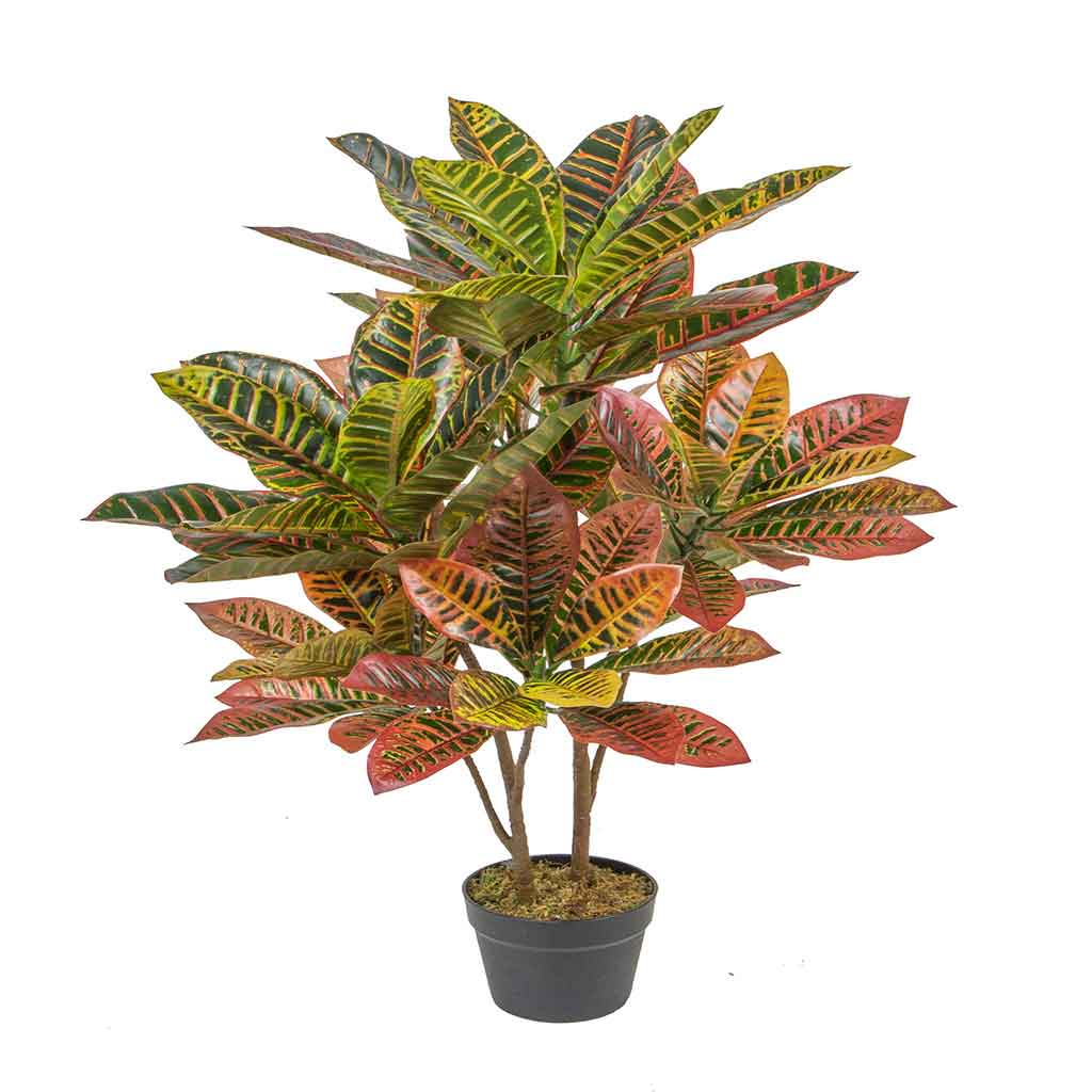 Flor artificial de crotón 90CM