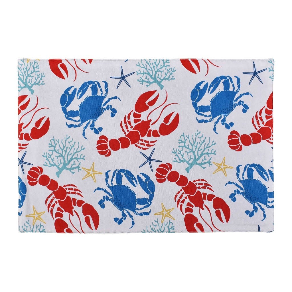 Individual Estampado De Langosta 33X48Cm