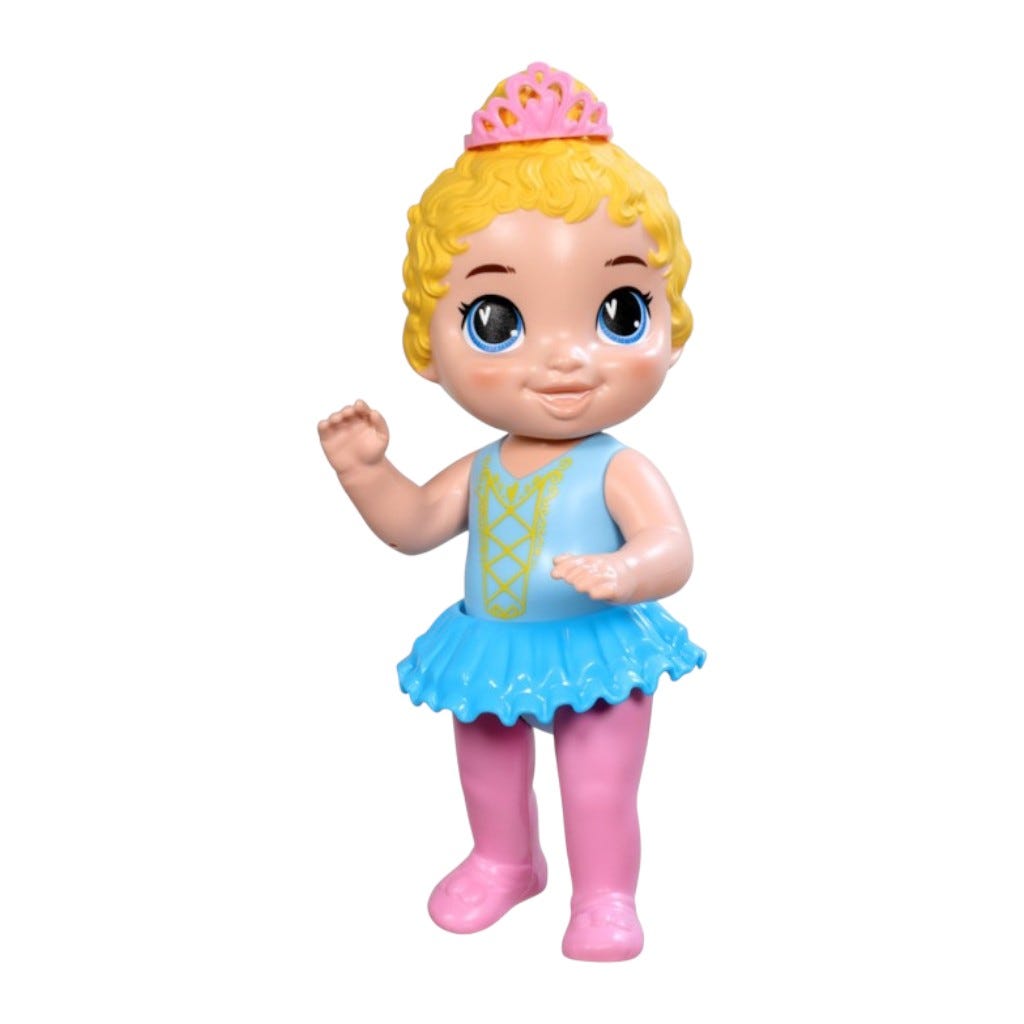 Princesa Bailarina Pelo Rubio Baby Alive