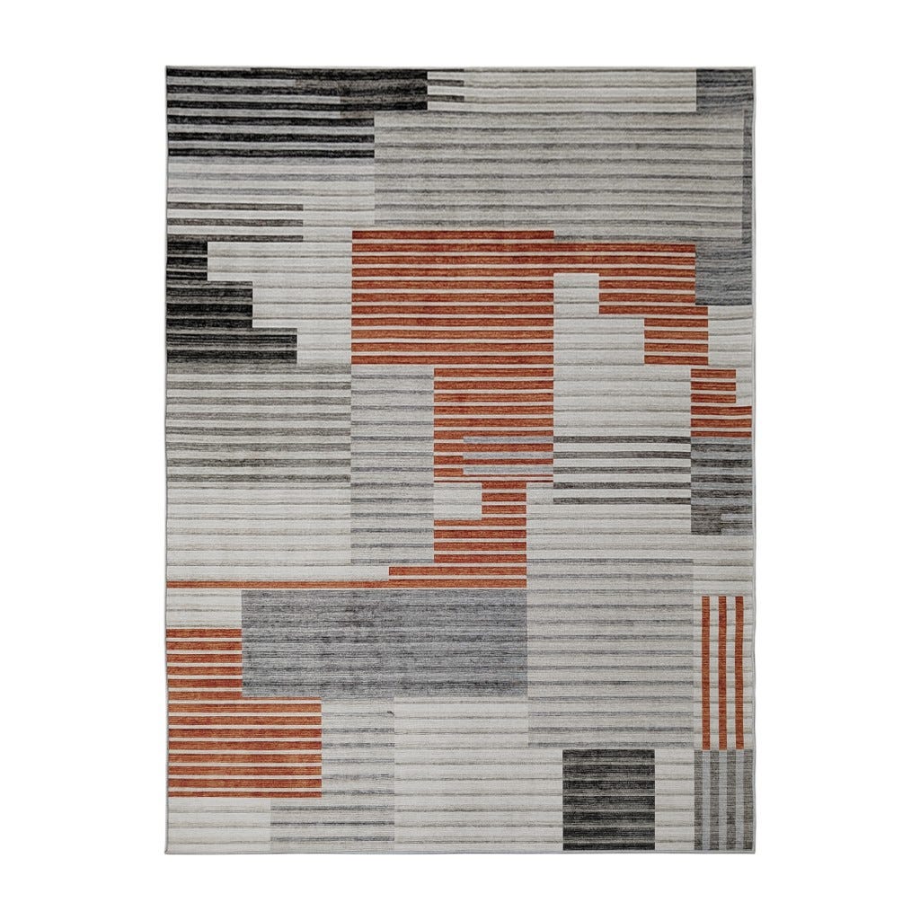 Alfombra Con Franjas Horizontales 180X240Cm
