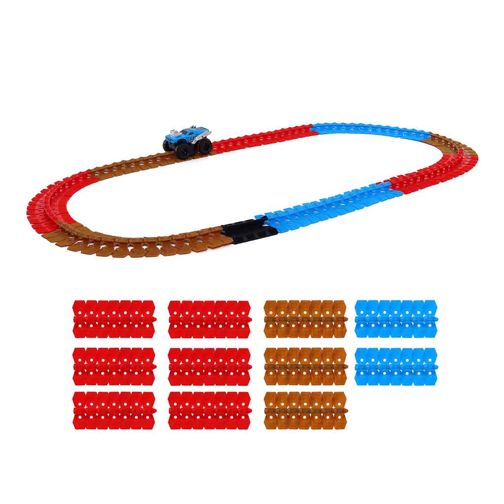 Pista flexible 184 piezas con 1 auto