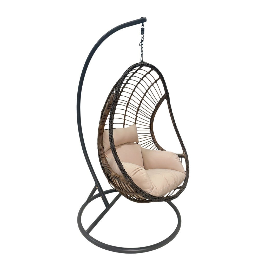 Silla Colgante Norma Taupe