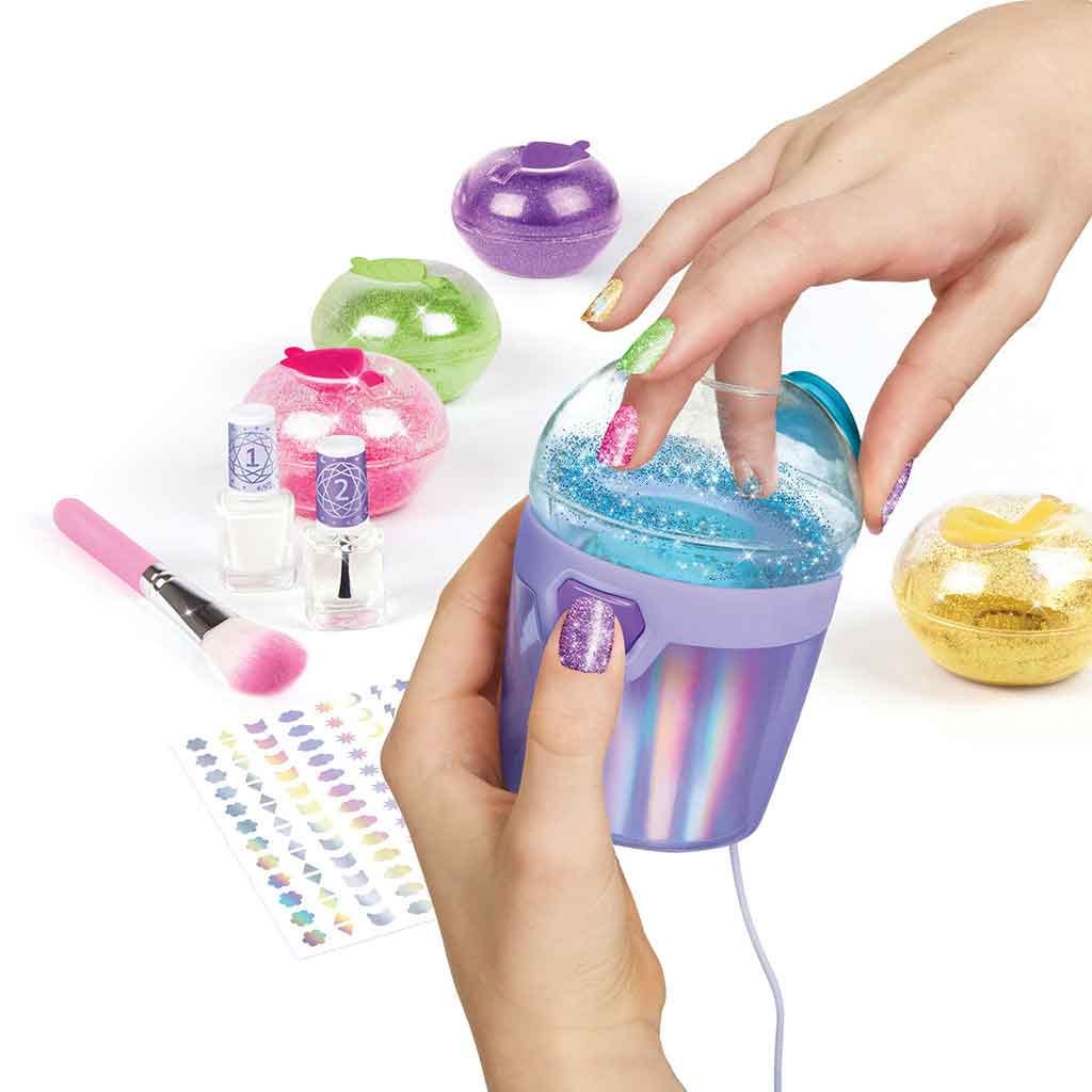 Estudio De Manicura Con Purpurina Make It Real