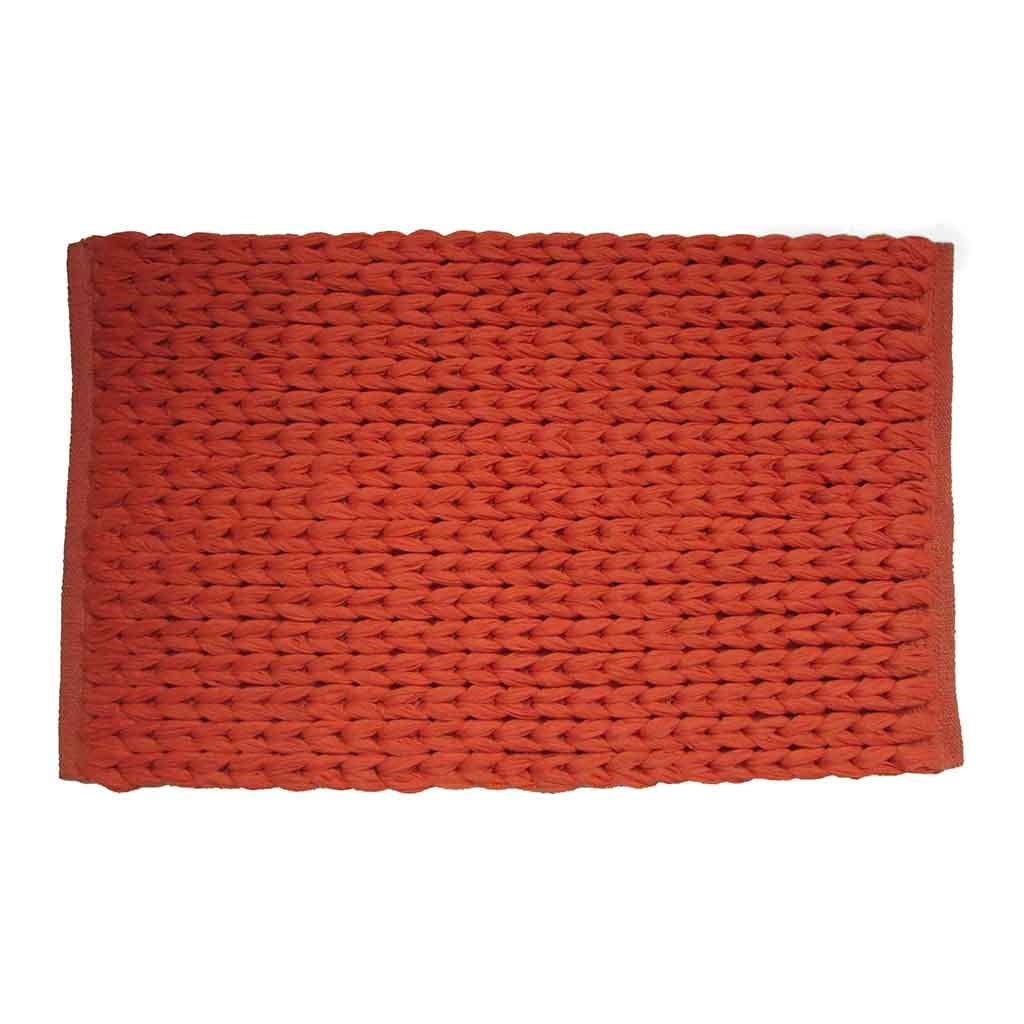 ALFOMBRA DE BAÑO COLOR CORAL 80X50CM