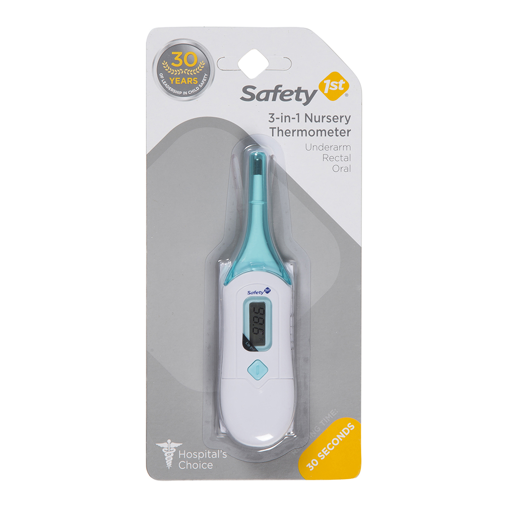 Termómetro flexible azul 3 en 1 Safety First
