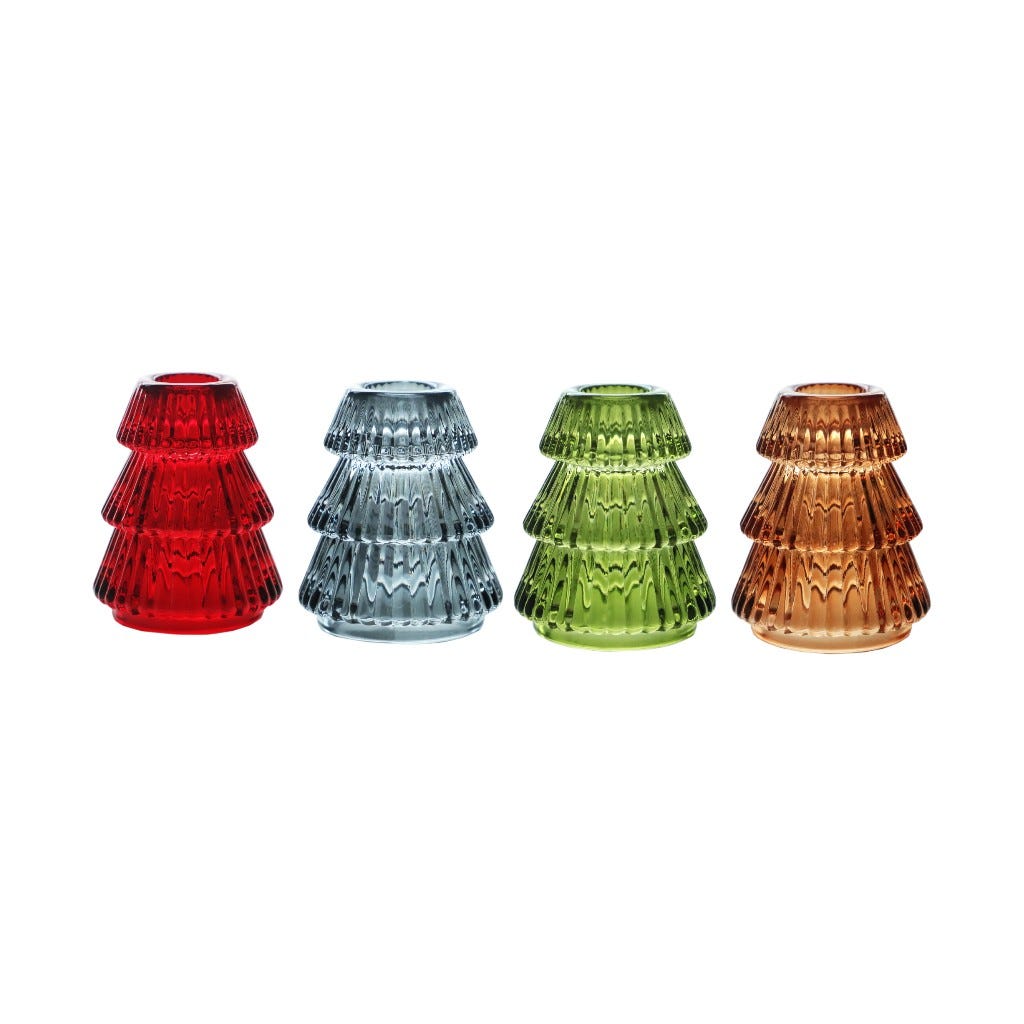 Candelabro Colores Surtido 6x6x8cm