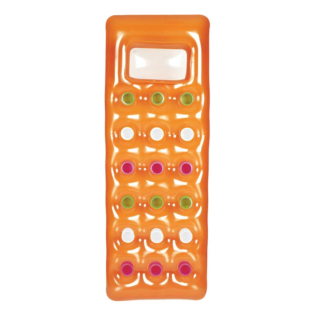 Colchón naranja inflable Fashion Lounge Bestway