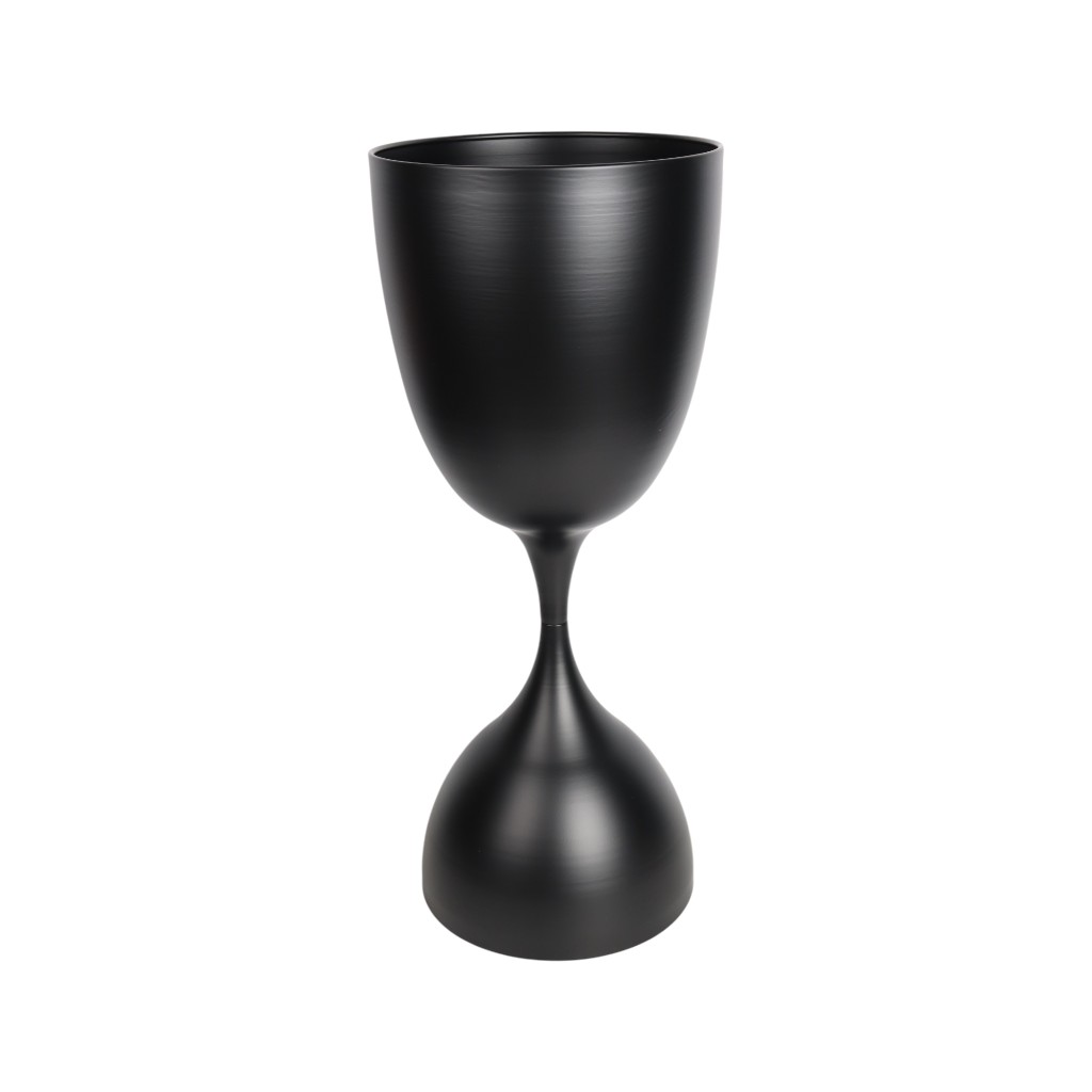 Maceta Estilo Copa Negro 27X64.5Cm