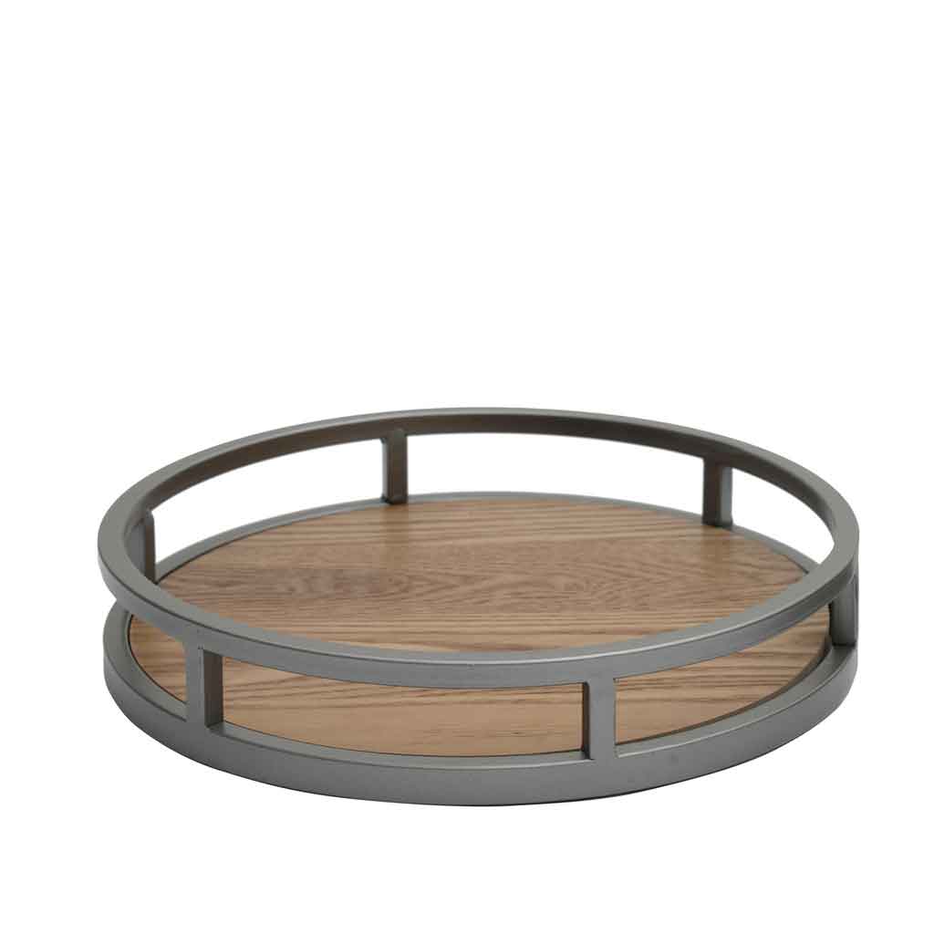 Bandeja Decorativa Circular  30X30X5CM/12X12X2IN