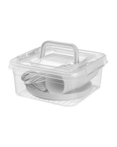 Set De Utensilios Para Picnic Blanco 26X24.5X11.5Cm
