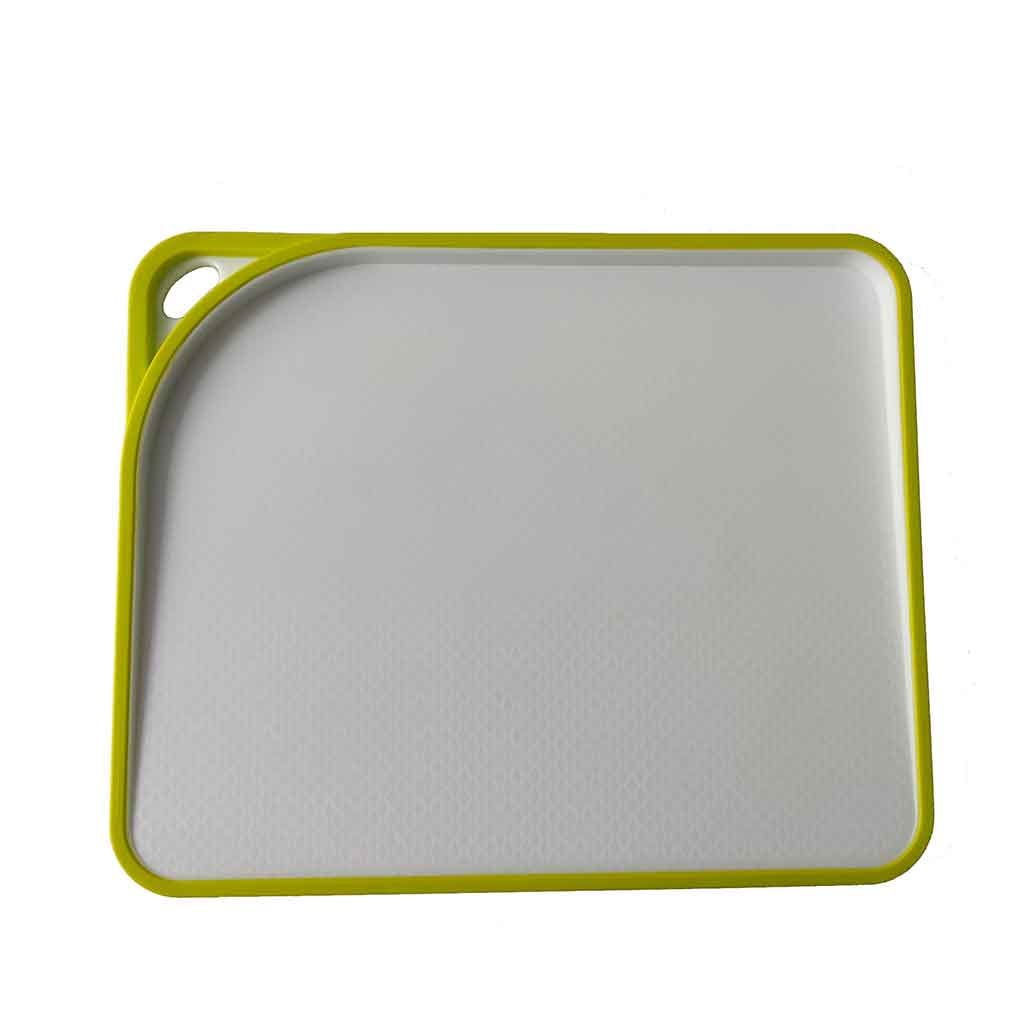 Tabla De Picar Con Borde Verde 34X28Cm