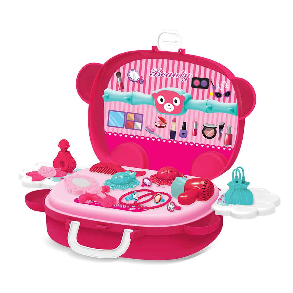 Maleta tocador Beauty con 20 piezas