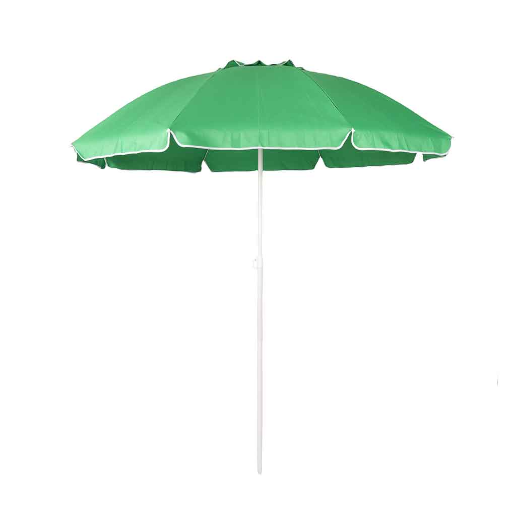 Sombrilla Verde Apella Con Poste Blanco 22/25Mm/Si