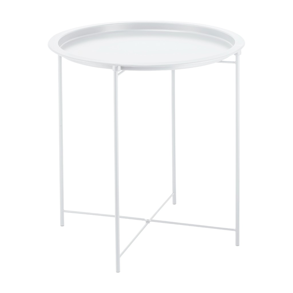 Mesa Bandeja 47x47x51cm Blanca