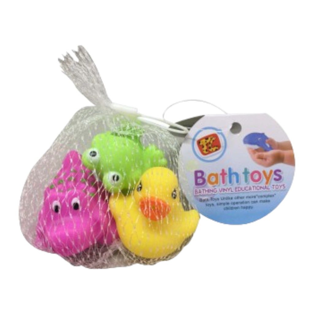 Juguetes Para Baño Set 3Pzs