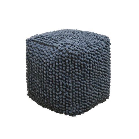 Decorativo Puff Cuadrado Gris