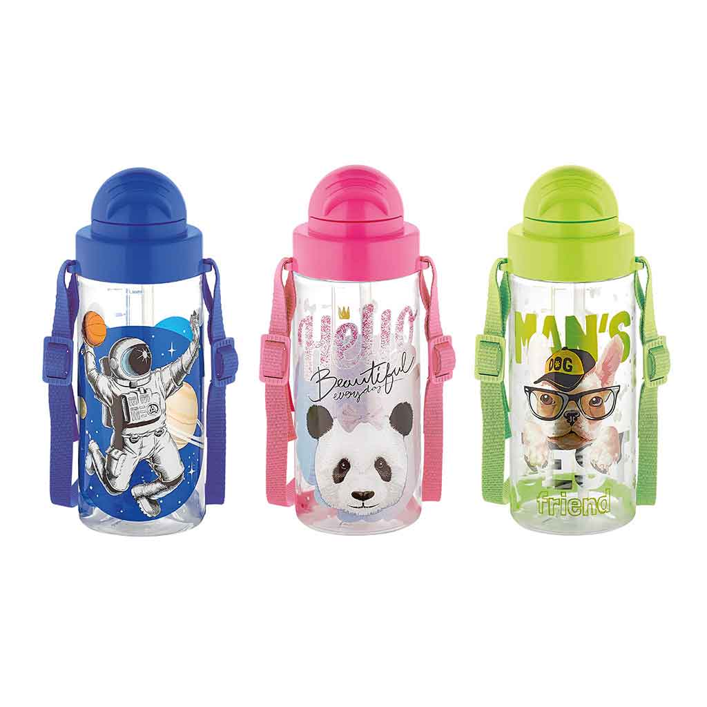 Botella De Agua Infantil Surtidas 500Ml