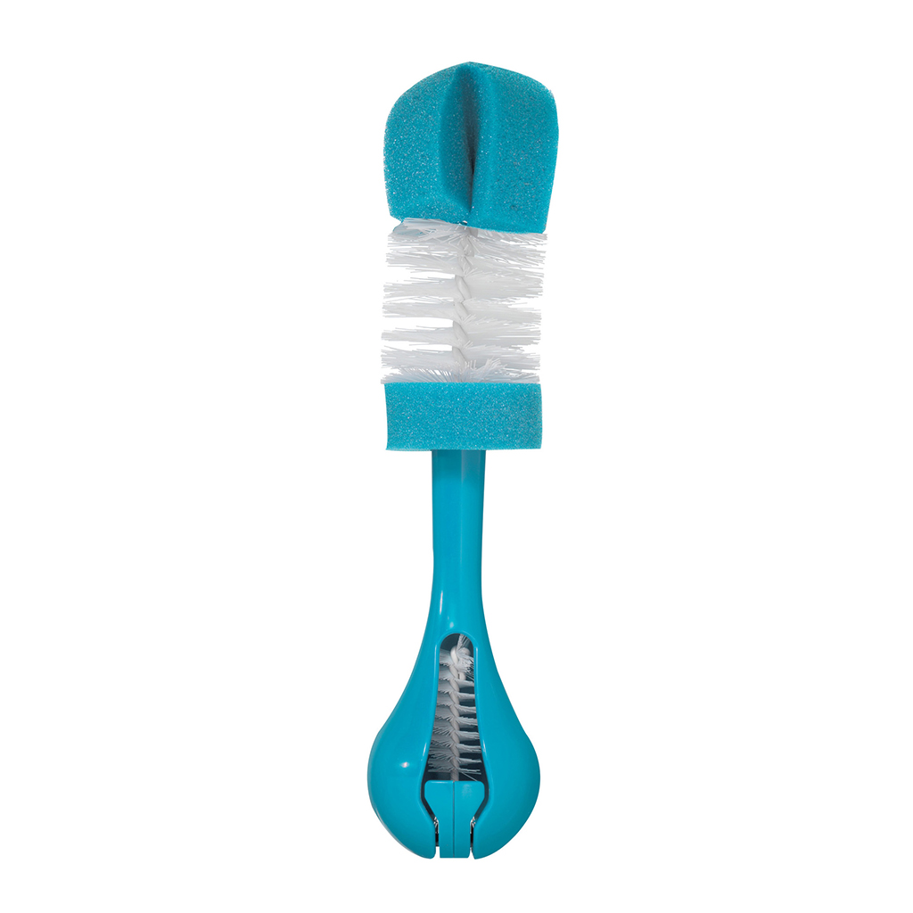 Esponja para biberones azul