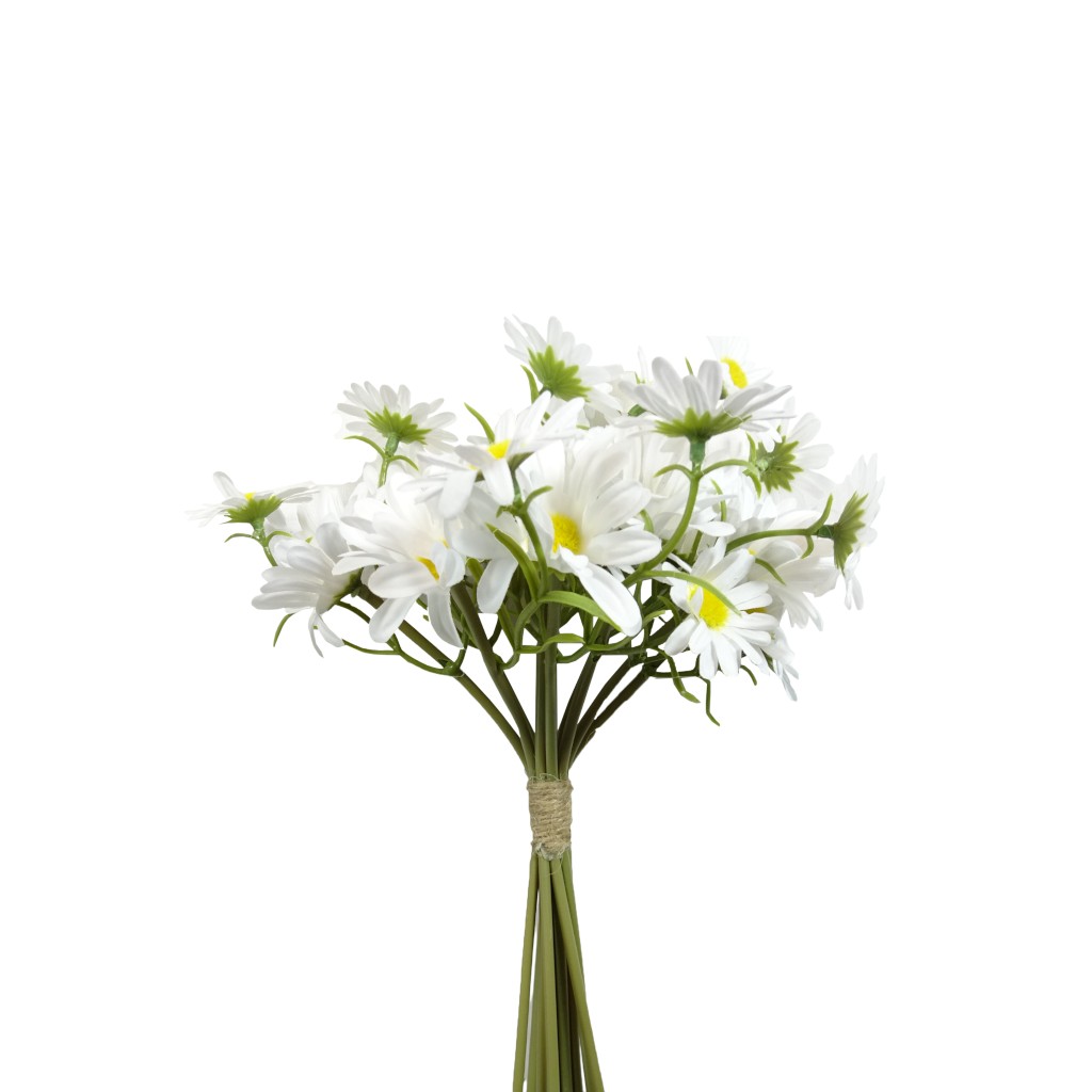 Flor Artificial Daisy Bundle Blanca