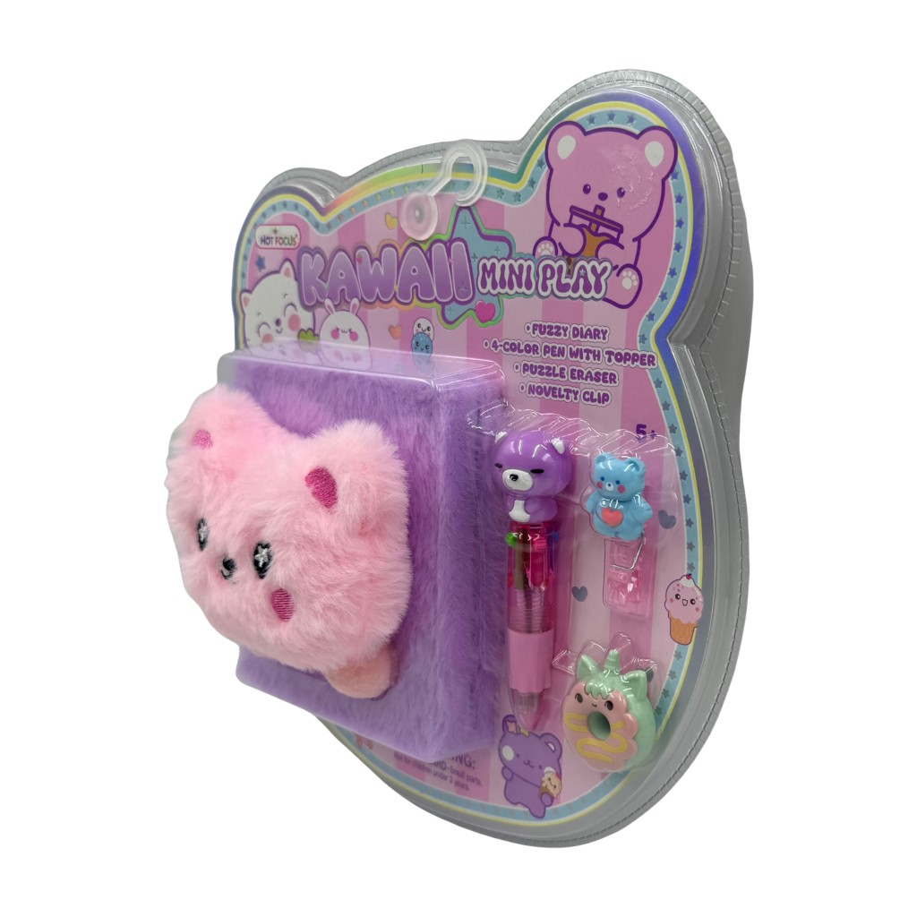 Hot Focus Diario Con Accesorios Kawaii Mini Play