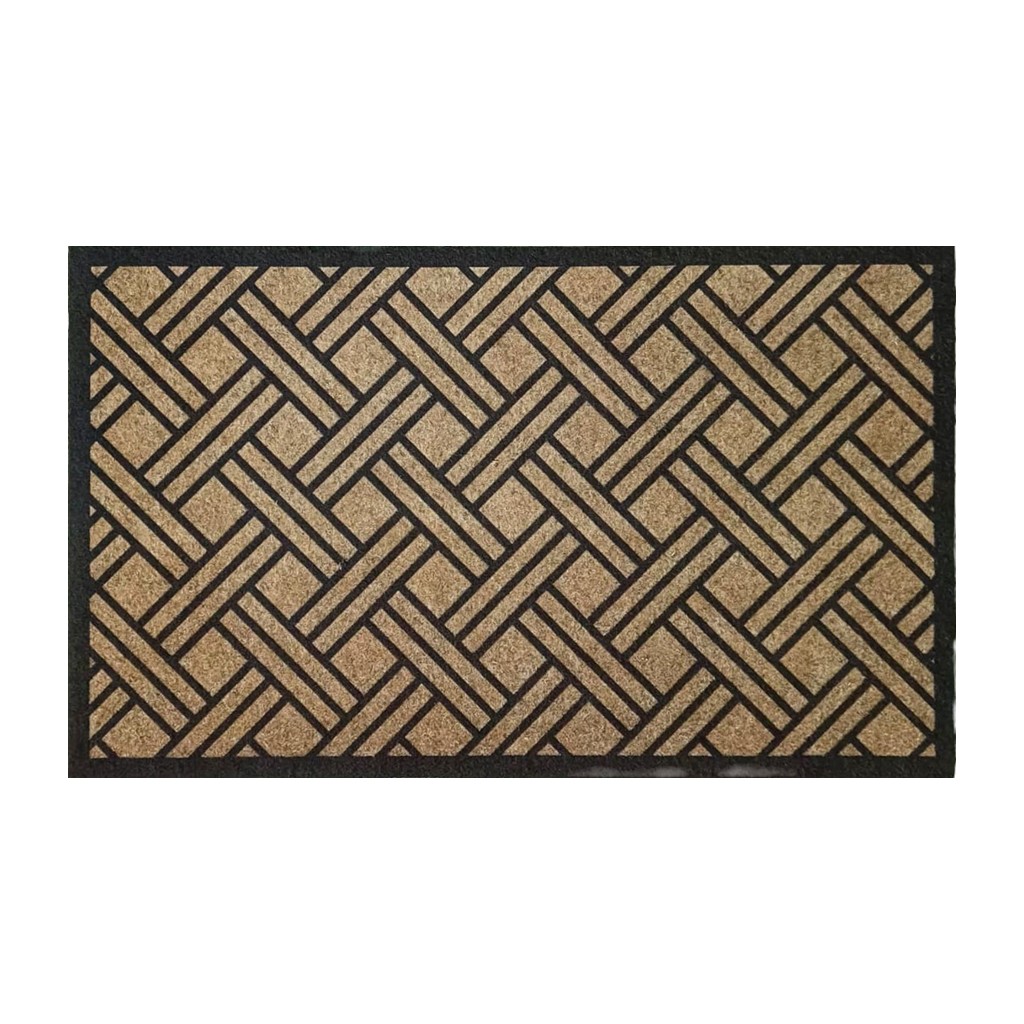 Alfombra Diseño Líneas Cruzadas 45X75Cm
