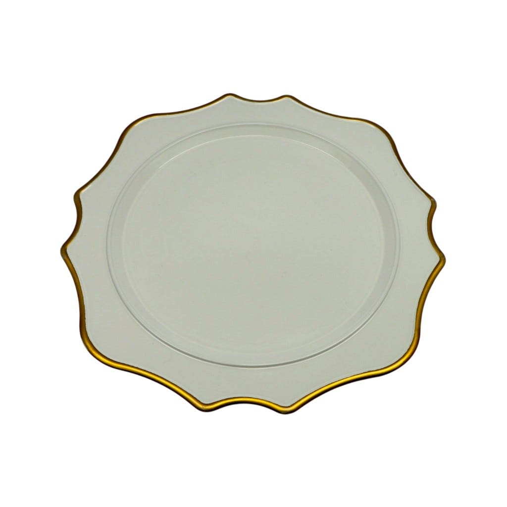 Plato de Fondo en Blanco Clásico 33cm