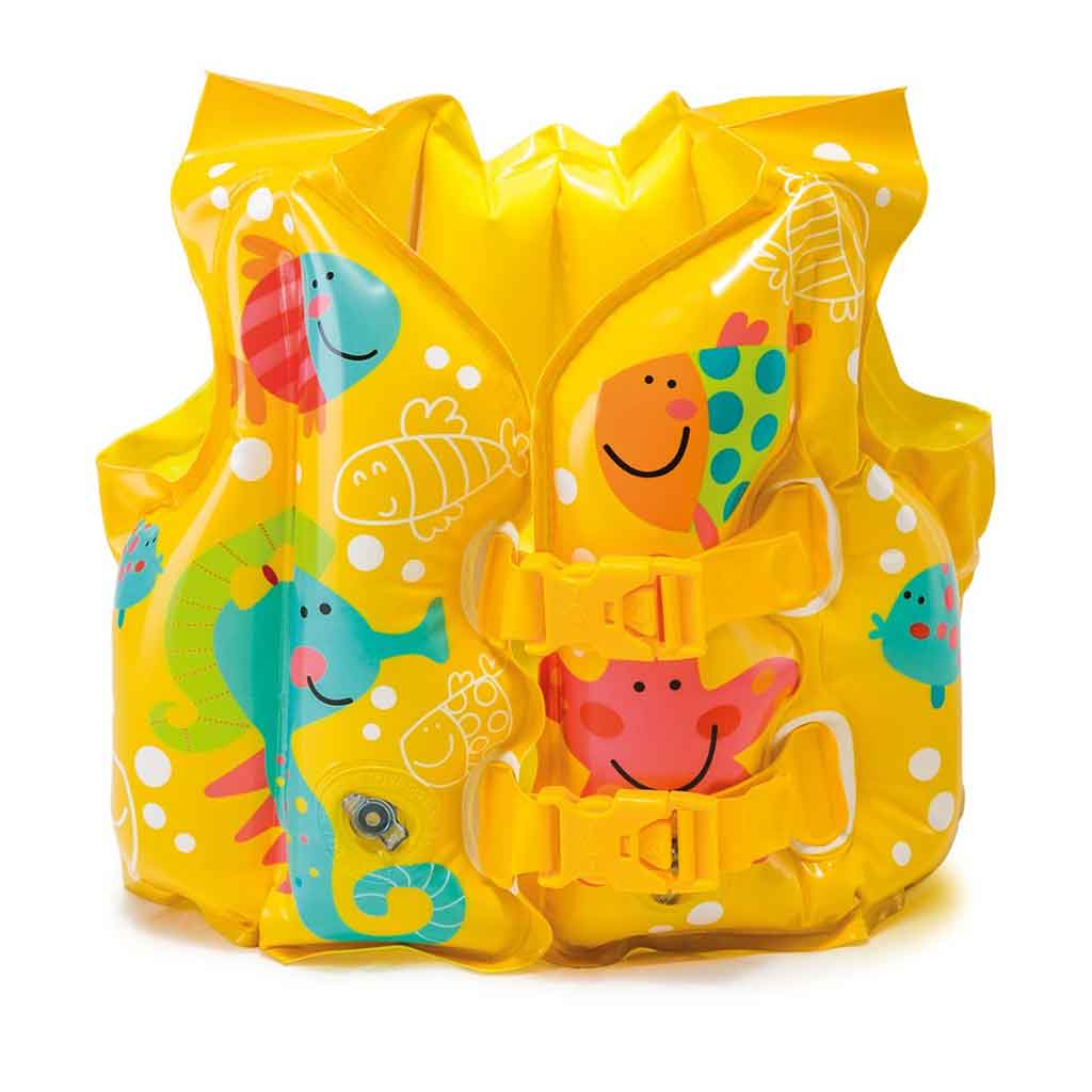 Chaleco Flotador Inflable Intex Tropical Buddies