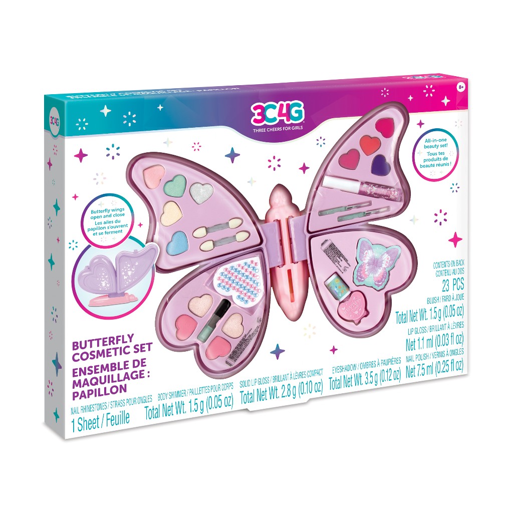 Set Cosmético Mariposa 3C4G