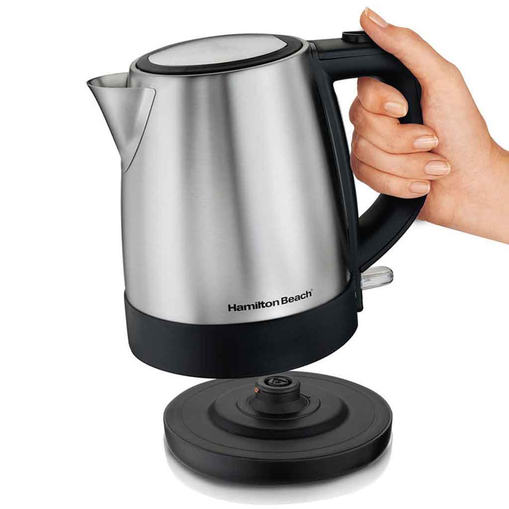 Tetera eléctrica de acero inoxidable 1LT Hamilton Beach