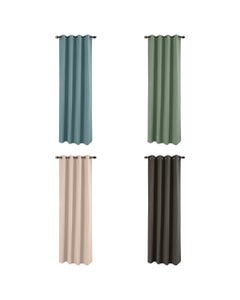 Cortina De Poliéster Colores Surtidos 240X140Cm