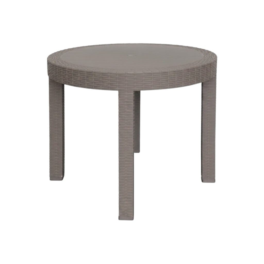 Mesa Redonda Brittany Taupe 90X90X75Cm