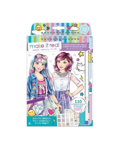 Cuaderno de bocetos de diseño de moda sueño digital
