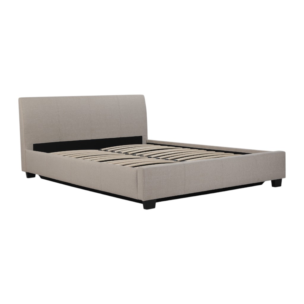 Cama Doble Emma Con Elevación A Gas