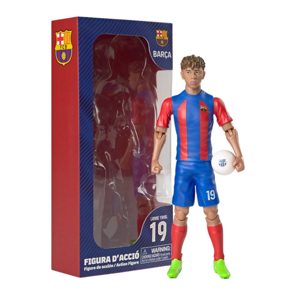 Equipo De Barcelona Figura De Acción Lamine Yamal 20 Cm