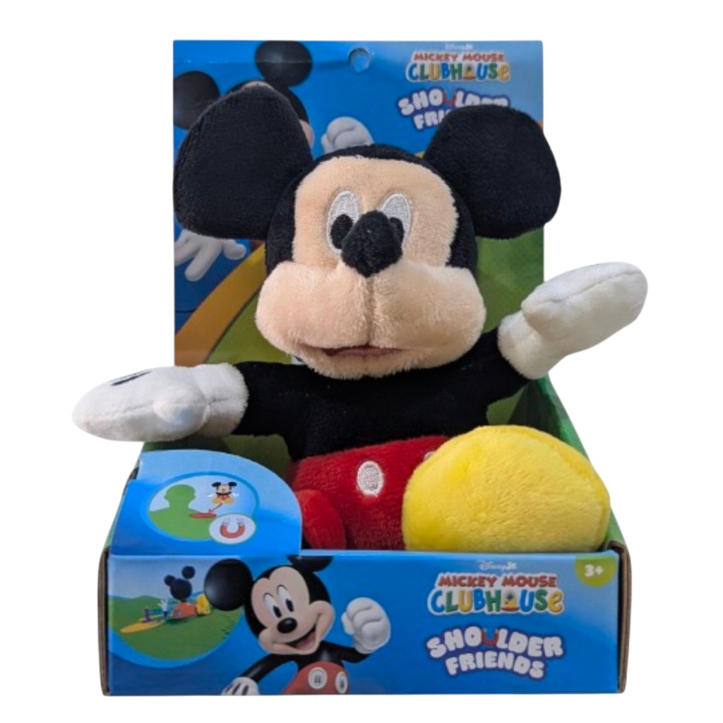 Mickey Mouse Clubhouse Peluche Mickey Magnético Al Hombro 6"