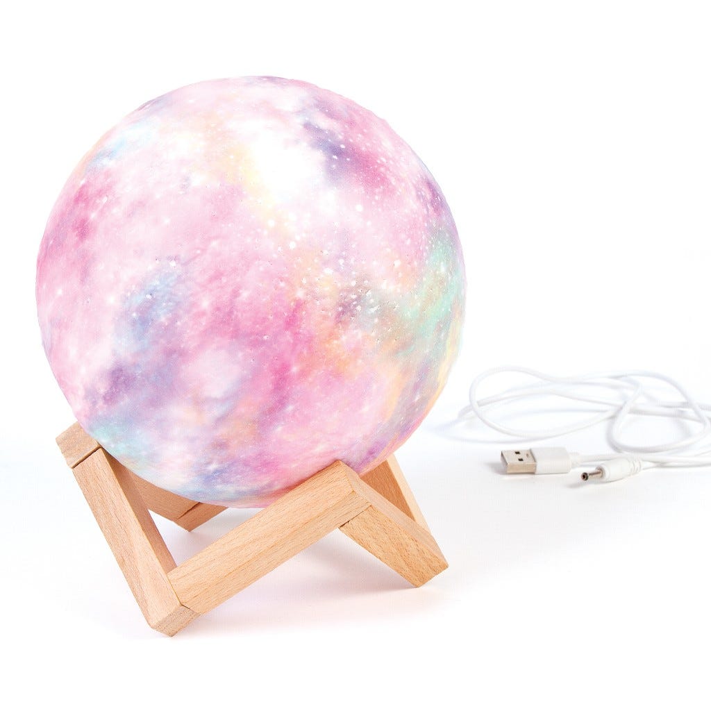Lámpara Redonda Diseño Galaxia