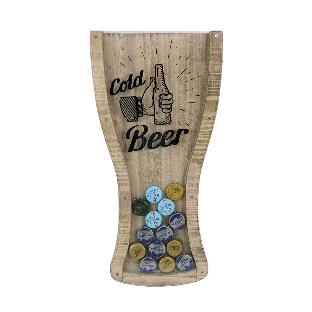 Caja de almacenamiento en forma de vaso de cerveza acrílica