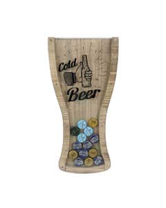 Caja de almacenamiento en forma de vaso de cerveza acrílica