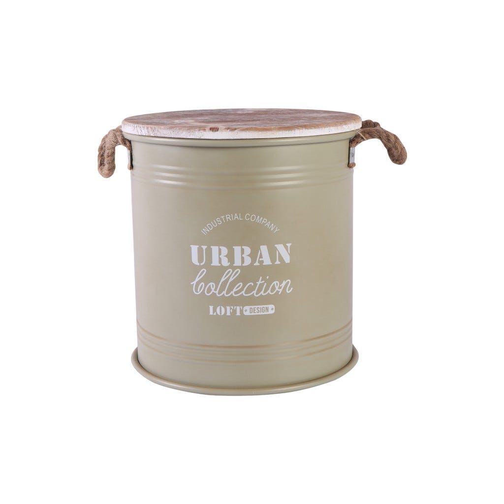 Organizador Beige De Metal 35x37cm
